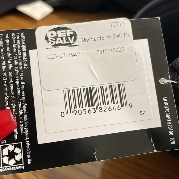 Maidenform® Self Expressions® Women's Stay Put Strapless Bra SE6990 NWT 38DD - Picture 6 of 8